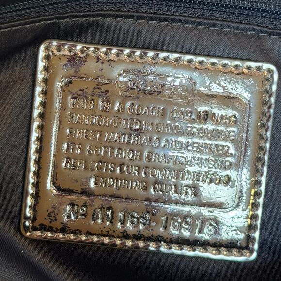 Coach Women’s Blue Poppy Sequin Backpack Signature Glitter Travel Bag Designer - Picture 3 of 13